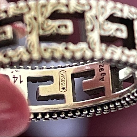 Gucci NWT G Cube Ring Sterling Silver Sz 6 3/4 - Picture 7 of 16